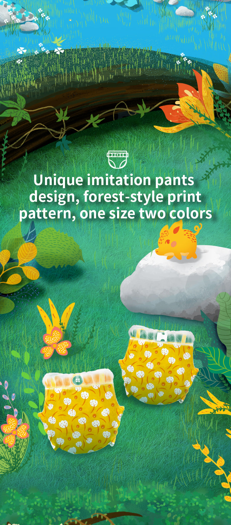 Eternal Summer Nature Series Nappy Pants Pack - Eco-Friendly and Comfortable Nappy Pants size 5 6