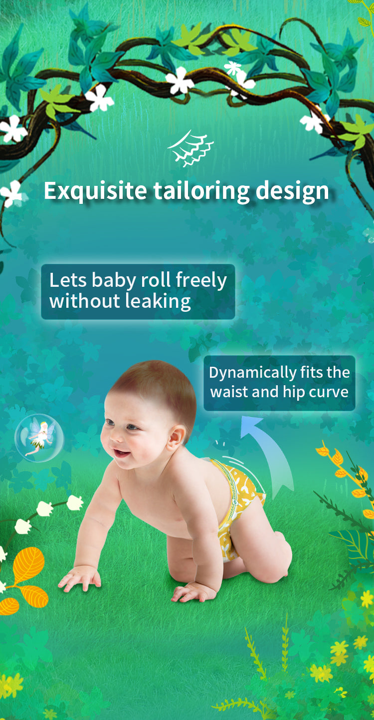 Enternal Summer Nature Series Nappy Pack - Eco-Friendly and Soft Nappy for Baby’s Comfort