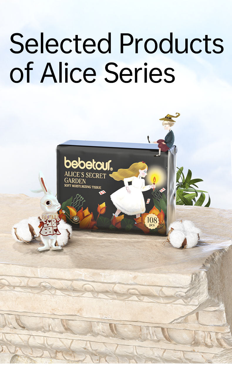 Bebetour Alice Series Soft Moisturising Tissues (6 Pack)