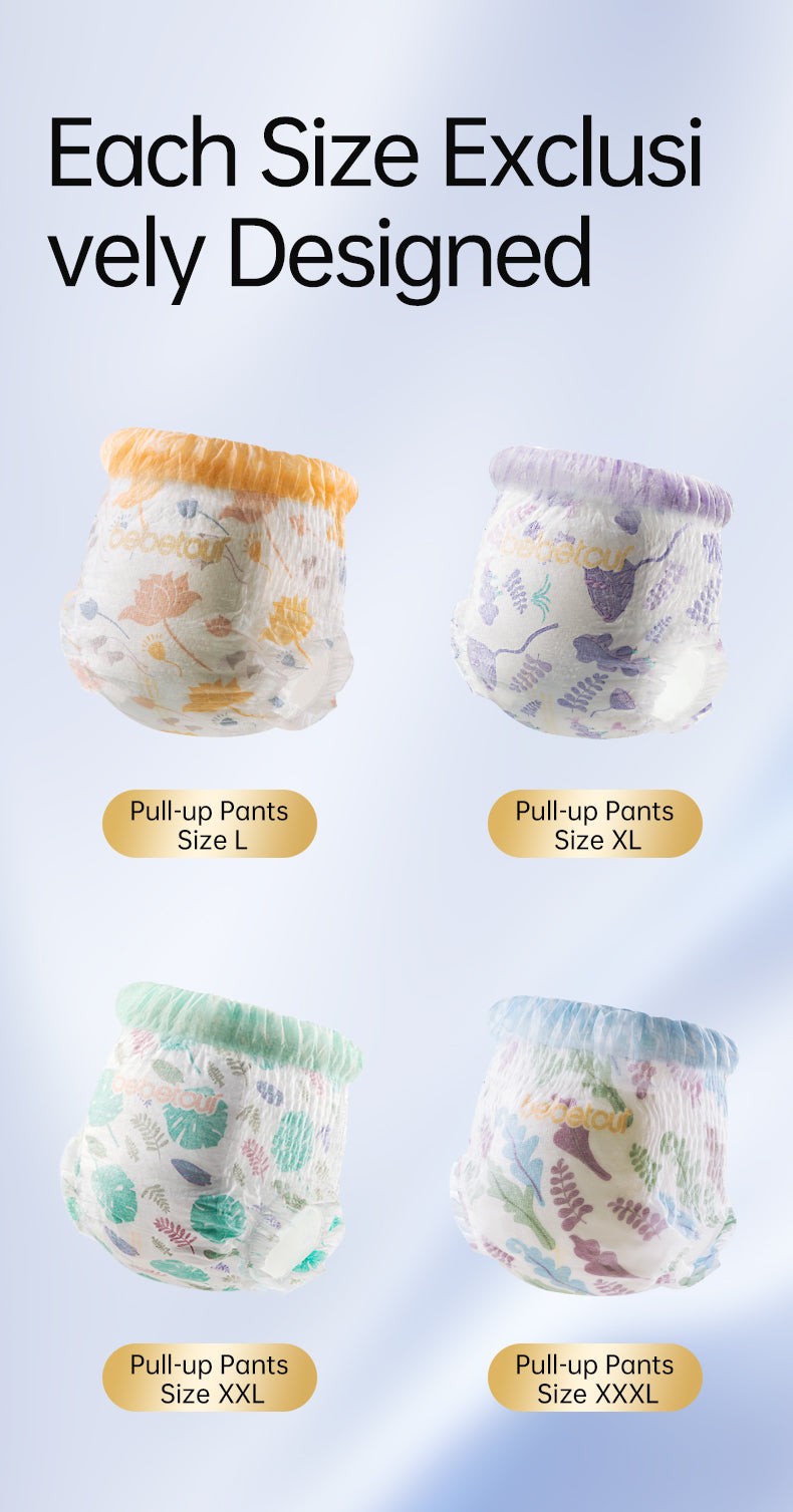 Bebetour Alice Dream Series Nappy Pants Pack - Comfortable and Stylish Nappies pants size 5 6