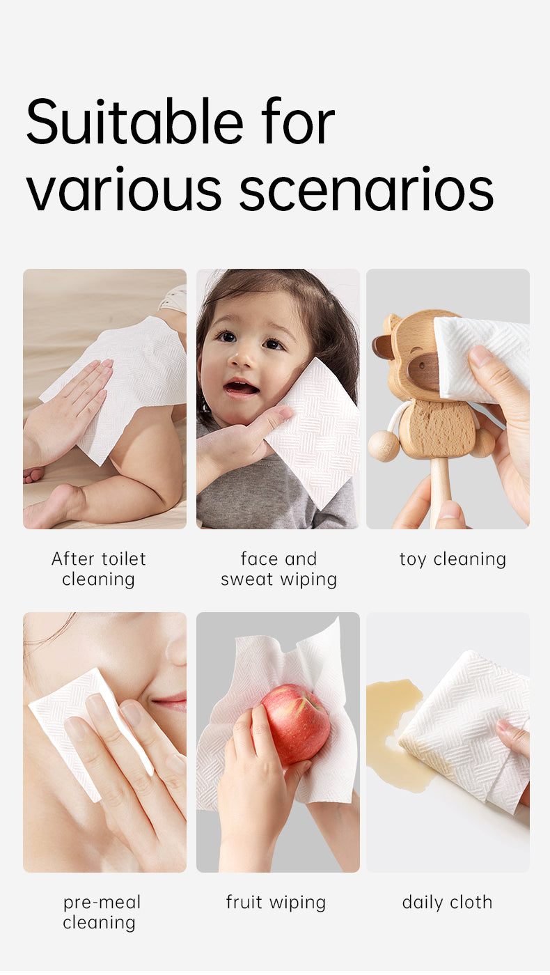 Bebetour Alice Series Soft Cotton Towels - Premium Absorbent Towels for Babies and Toddlers