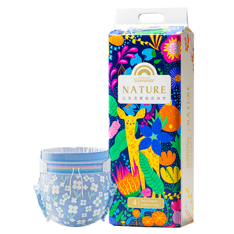 Eternal Summer Nature Series Nappy Pack - Eco-Friendly and Soft Nappy for Baby’s Comfort