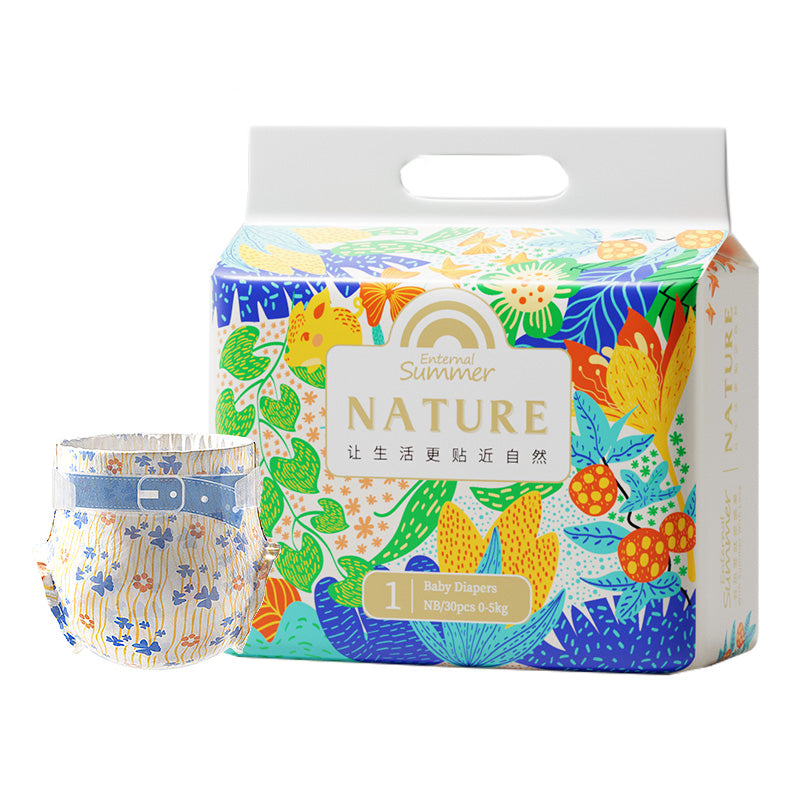 Eternal Summer Nature Series Nappy Pack - Eco-Friendly and Soft Nappy for Baby’s Comfort