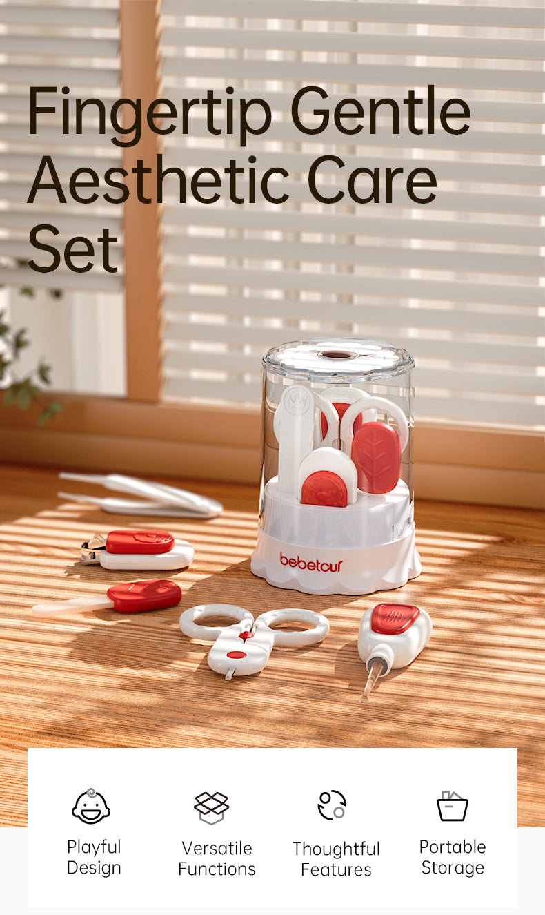 Bebetour Portable Nail Care 5-Piece Set (Upgraded)