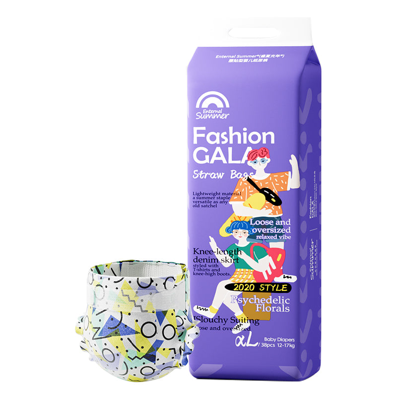 Eternal Summer Fashion Gala Series Nappy Pack - Stylish and Soft Nappys for Everyday Comfort