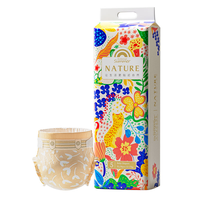 Eternal Summer Nature Series Nappy Pack - Eco-Friendly and Soft Nappy for Baby’s Comfort