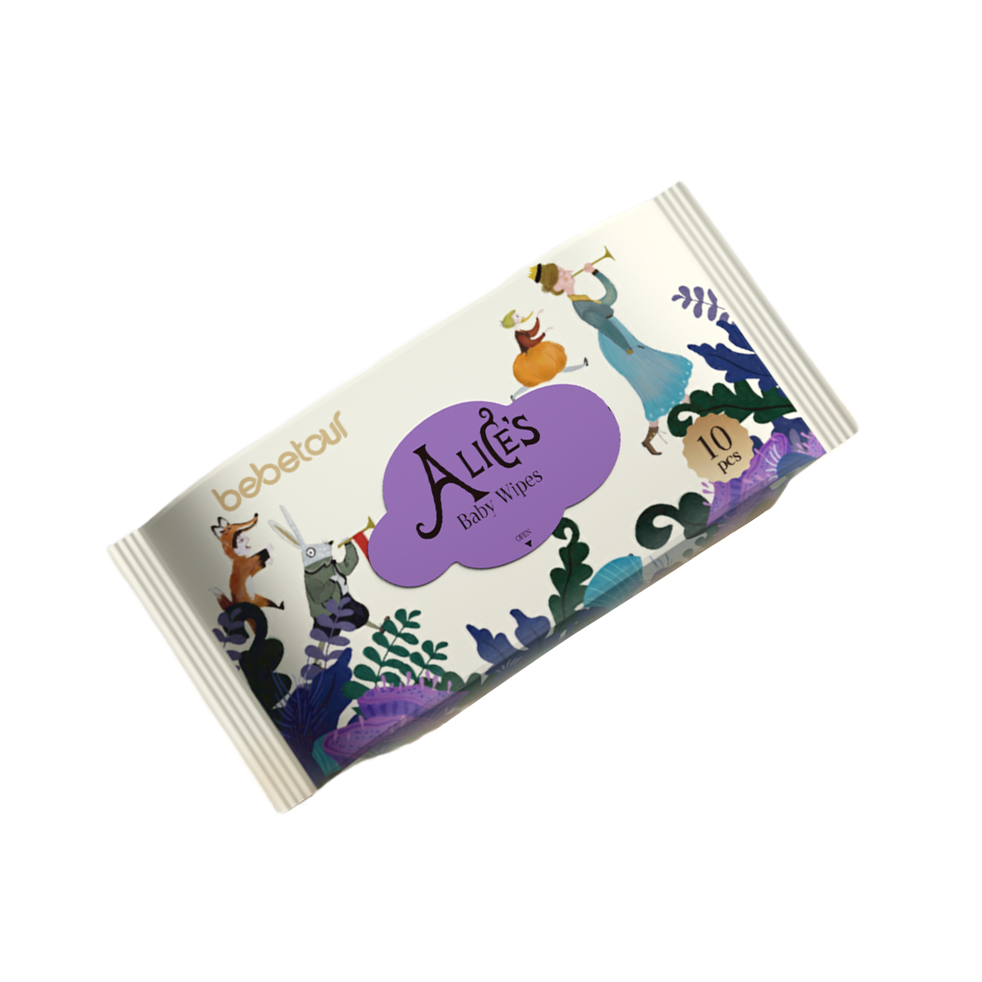 Bebetour Alice Hand and Mouth Wipes (3 Pack)