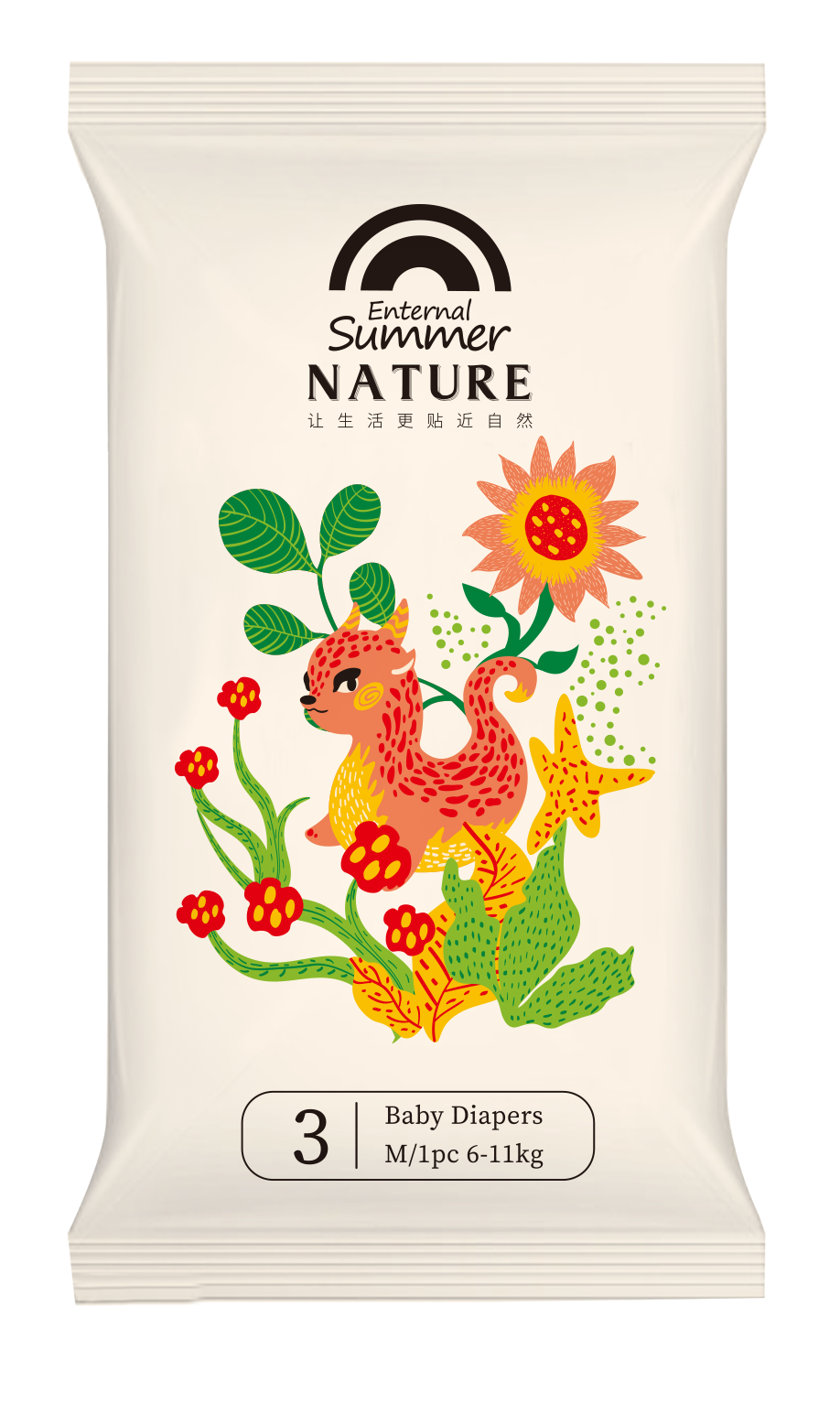 Enternal Summer Nature Series Nappy Sample Pack - 1 Piece